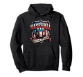 Funny Usa Patriotic Baseball Fathers Hoodie - Minimalist Print for Adults - T-Shirt, Sweatshirt, Hoodie