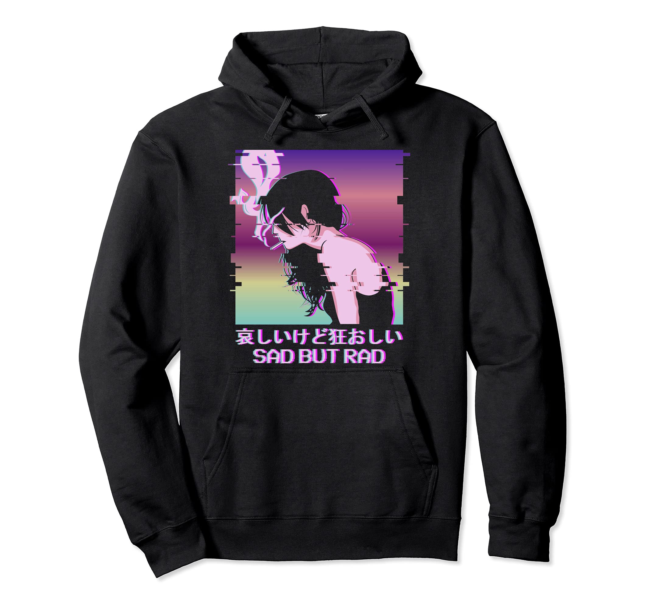 Sad But Rad Lofi Vaporwave Alt Indie Hoodie - Streetwear Style Men Women - T-Shirt, Sweatshirt, Hoodie