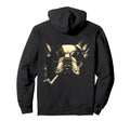 French Bulldog Glasses Smoking Pipe Hoodie - Fun Novelty Design Men Women - T-Shirt, Sweatshirt, Hoodie