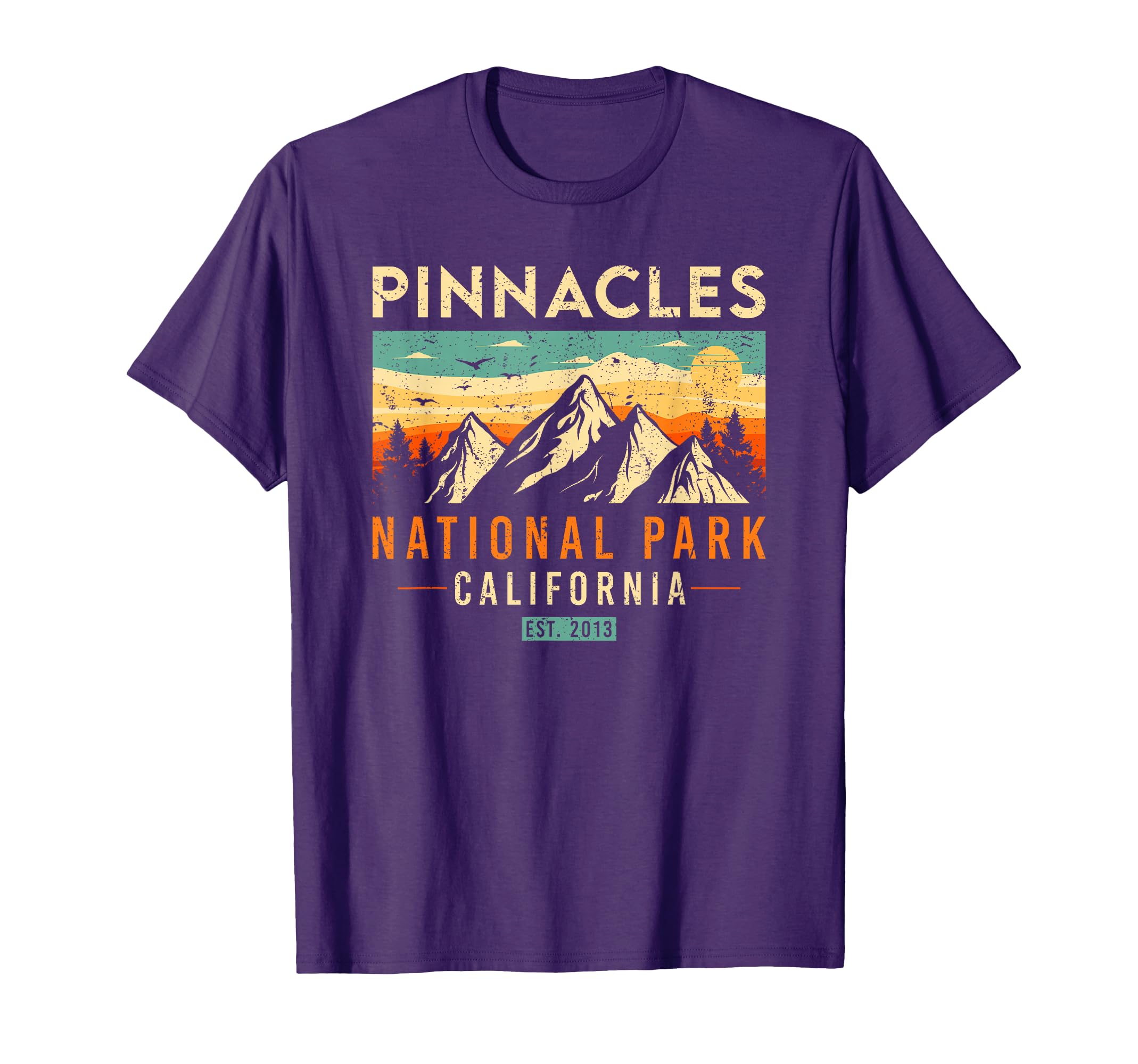Pinnacles Est 2013 California National T-Shirt - Unique Graphic Men Women - T-Shirt, Sweatshirt, Hoodie