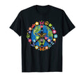 Earth Day World Peace Conscious T-Shirt - Minimalist Print for Adults - T-Shirt, Sweatshirt, Hoodie