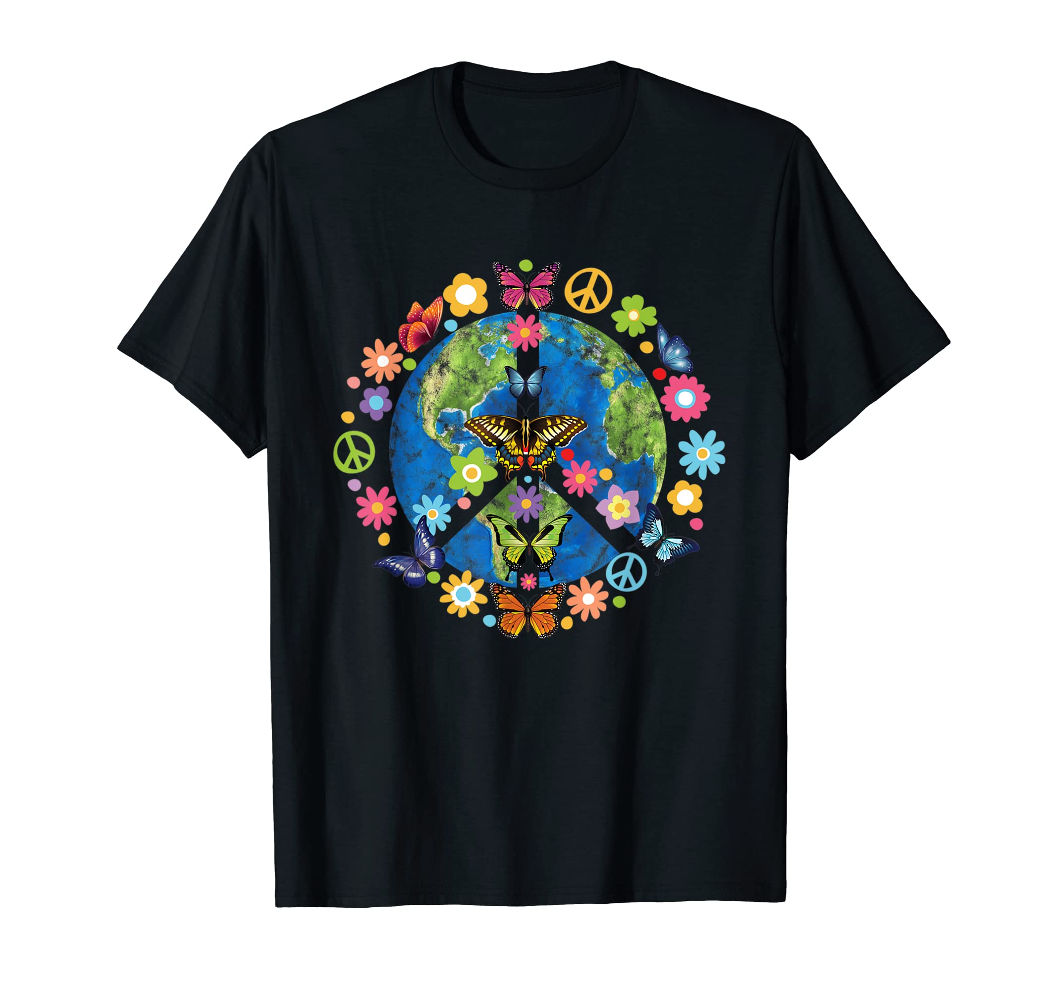 Earth Day World Peace Conscious T-Shirt - Minimalist Print for Adults - T-Shirt, Sweatshirt, Hoodie