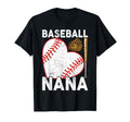 Baseball Nana Heart Family Matching T-Shirt - Fun Novelty Design Unisex - T-Shirt, Sweatshirt, Hoodie