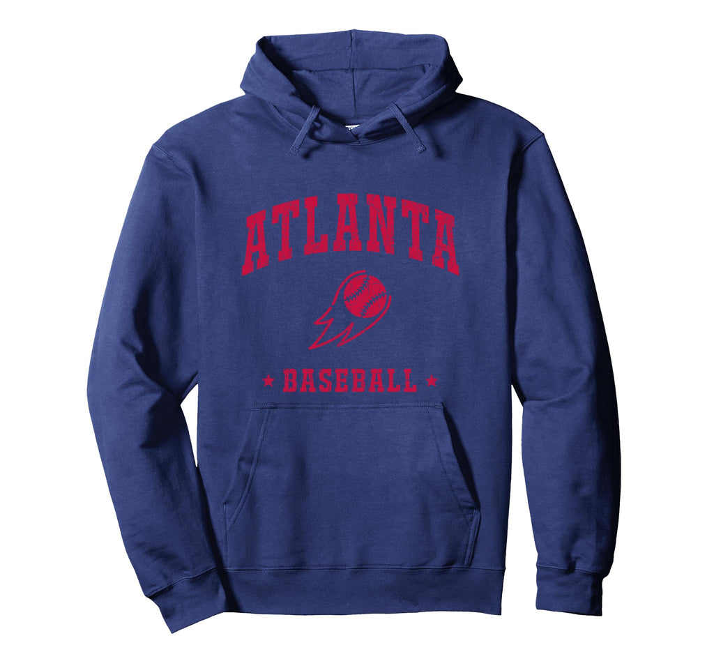 Atlanta Baseball Gameday Baseball Lover Hoodie - Unique Graphic Unisex - T-Shirt, Sweatshirt, Hoodie