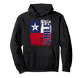Chile Flag Distressed Chile Hoodie - Aesthetic Graphic for Adults - T-Shirt, Sweatshirt, Hoodie