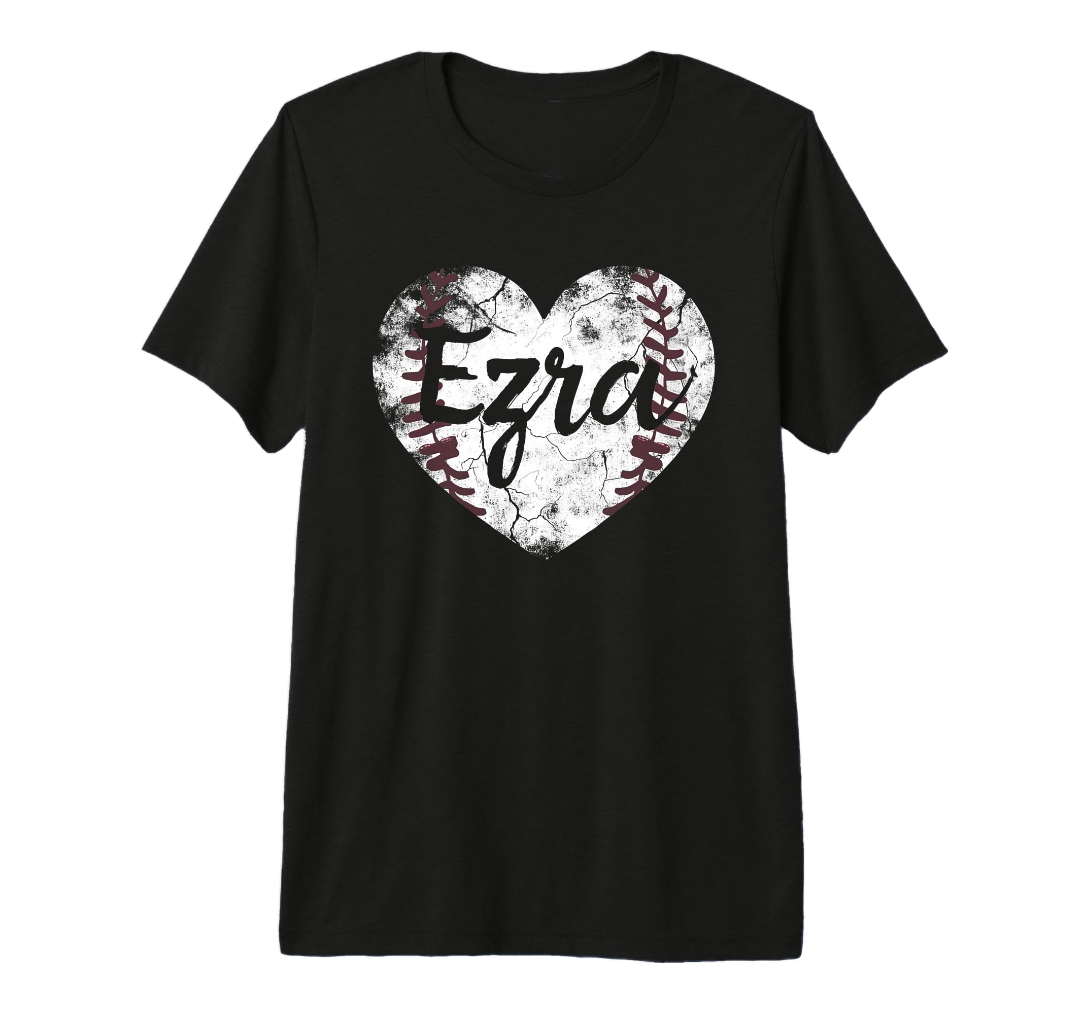 Ezra Baseball Personalized Name Mom T-Shirt - Minimalist Print for Adults - T-Shirt, Sweatshirt, Hoodie