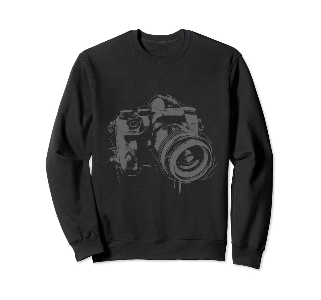 Camera Photography Watercolor Sweatshirt - Aesthetic Graphic for Adults - T-Shirt, Sweatshirt, Hoodie