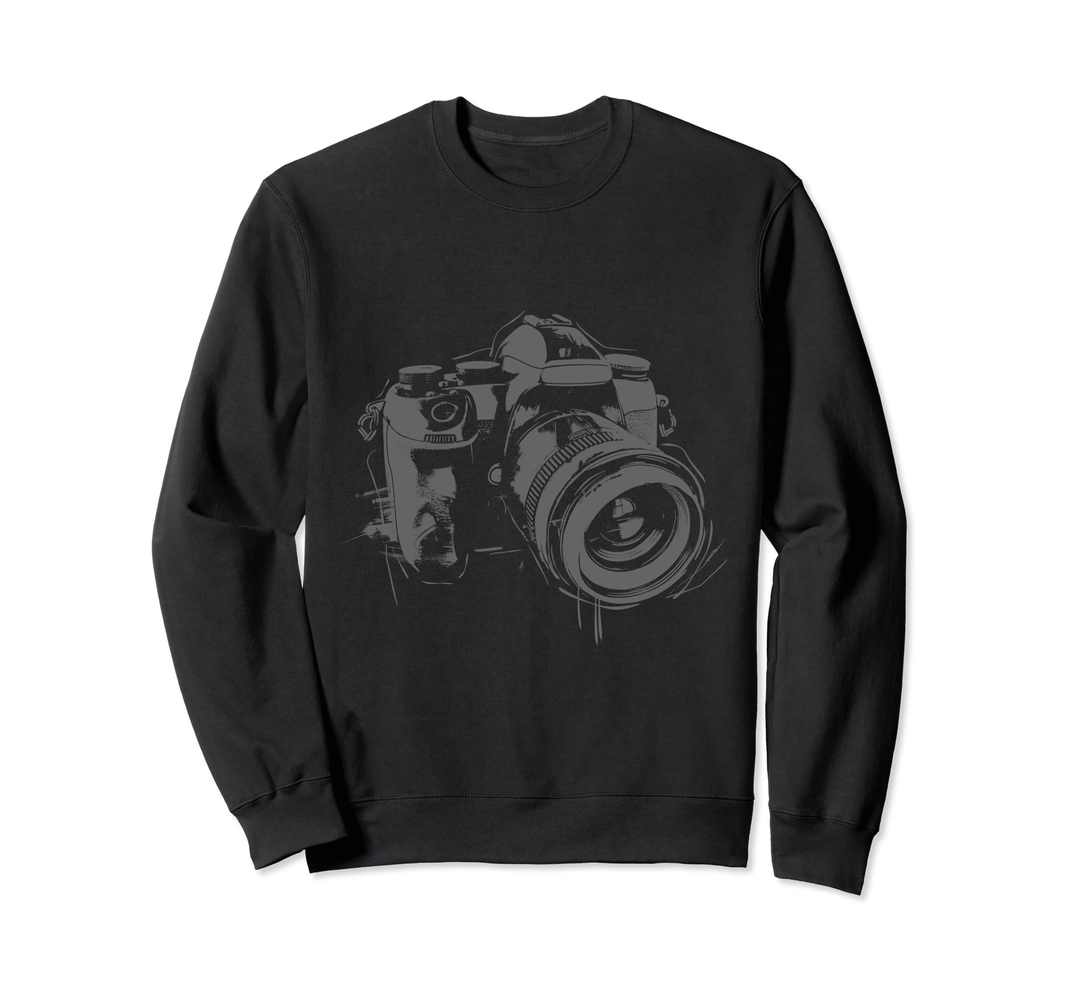 Camera Photography Watercolor Sweatshirt - Aesthetic Graphic for Adults - T-Shirt, Sweatshirt, Hoodie