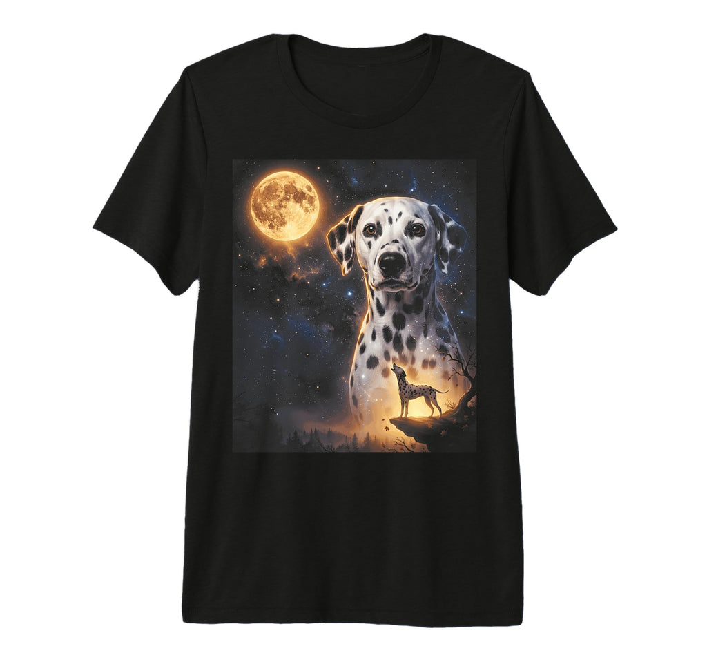 90S Dalmatian Howling Moon Y2K T-Shirt - Unique Graphic Men Women - T-Shirt, Sweatshirt, Hoodie