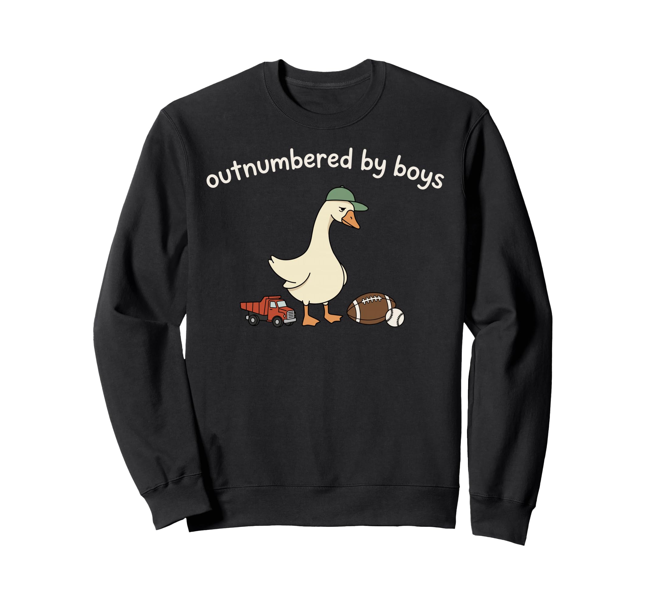 Outnumbered Funny Mom Goose Family Life T-Shirt - Trendy Graphic Unisex - T-Shirt, Sweatshirt, Hoodie