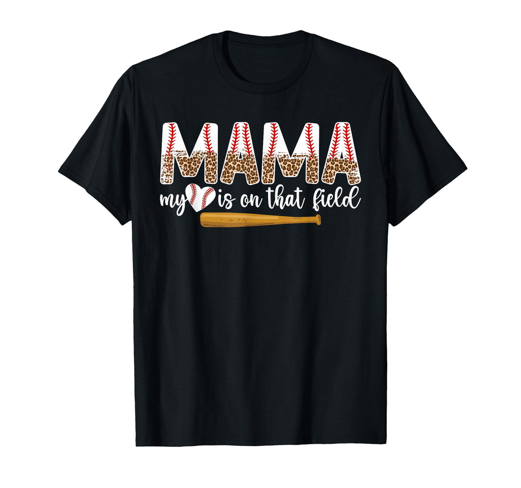 Proud Baseball Mama Baseball Mom T-Shirt - Casual Everyday Wear Unisex - T-Shirt, Sweatshirt, Hoodie