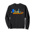 Indianapolis 8 Bit Video Arcade Sweatshirt - Aesthetic Graphic Men Women - T-Shirt, Sweatshirt, Hoodie
