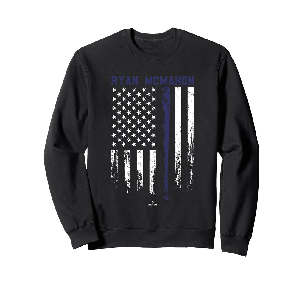 Usa Flag Bat Ryan Mcmahon Sweatshirt - Minimalist Print for Adults - T-Shirt, Sweatshirt, Hoodie