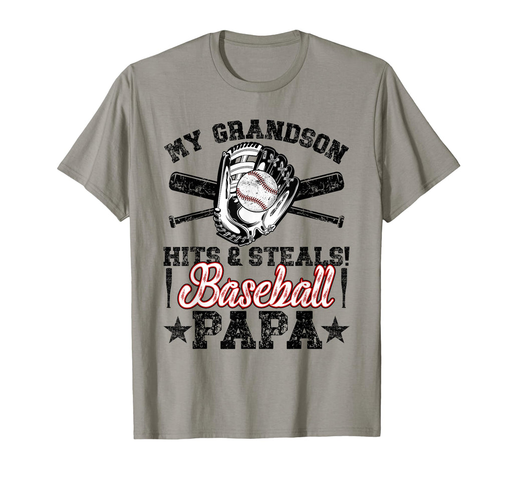 Baseball Papa Funny Papa Baseball Player T-Shirt - Trendy Graphic Unisex - T-Shirt, Sweatshirt, Hoodie