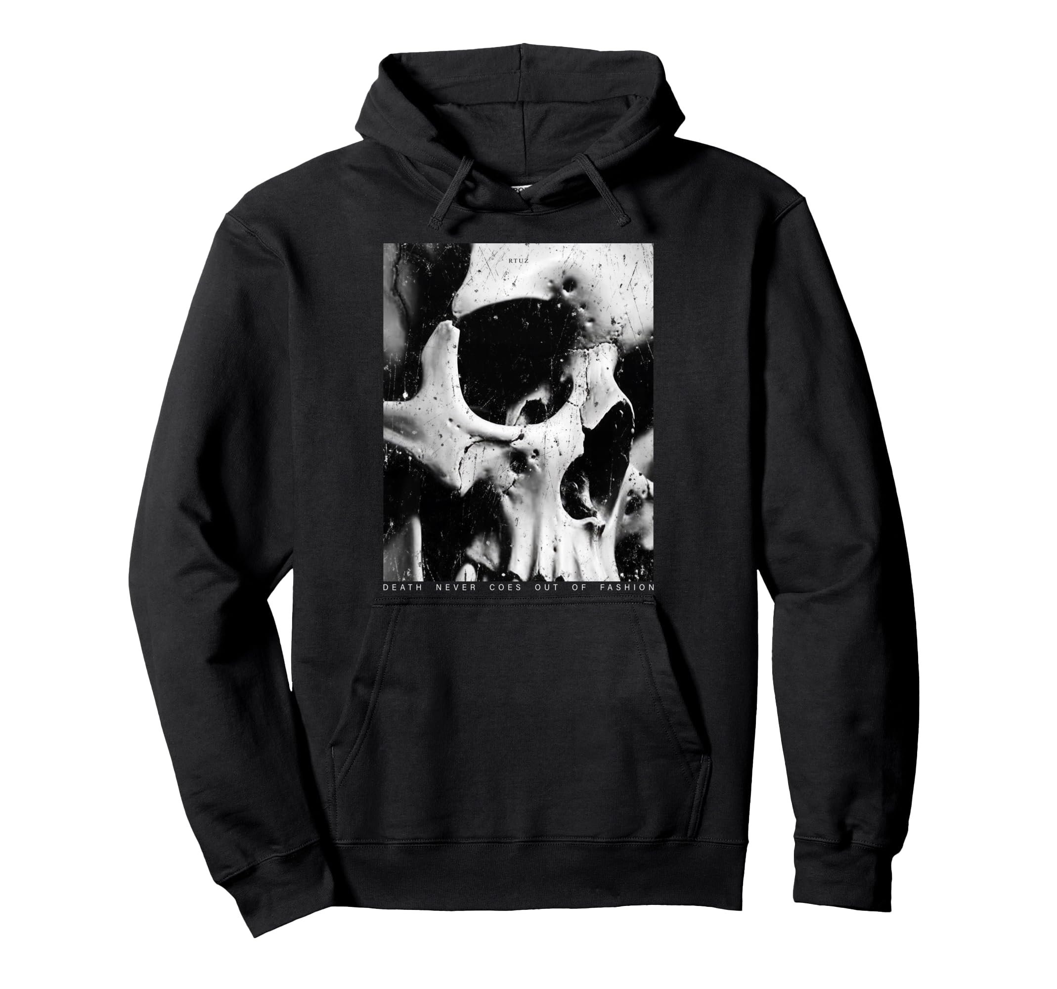 Aesthetic Streetwear Skull Hoodie - Aesthetic Graphic for Adults - T-Shirt, Sweatshirt, Hoodie