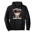 Funny Dad And Gnome Pun Baseball Hoodie - Casual Everyday Wear Unisex - T-Shirt, Sweatshirt, Hoodie