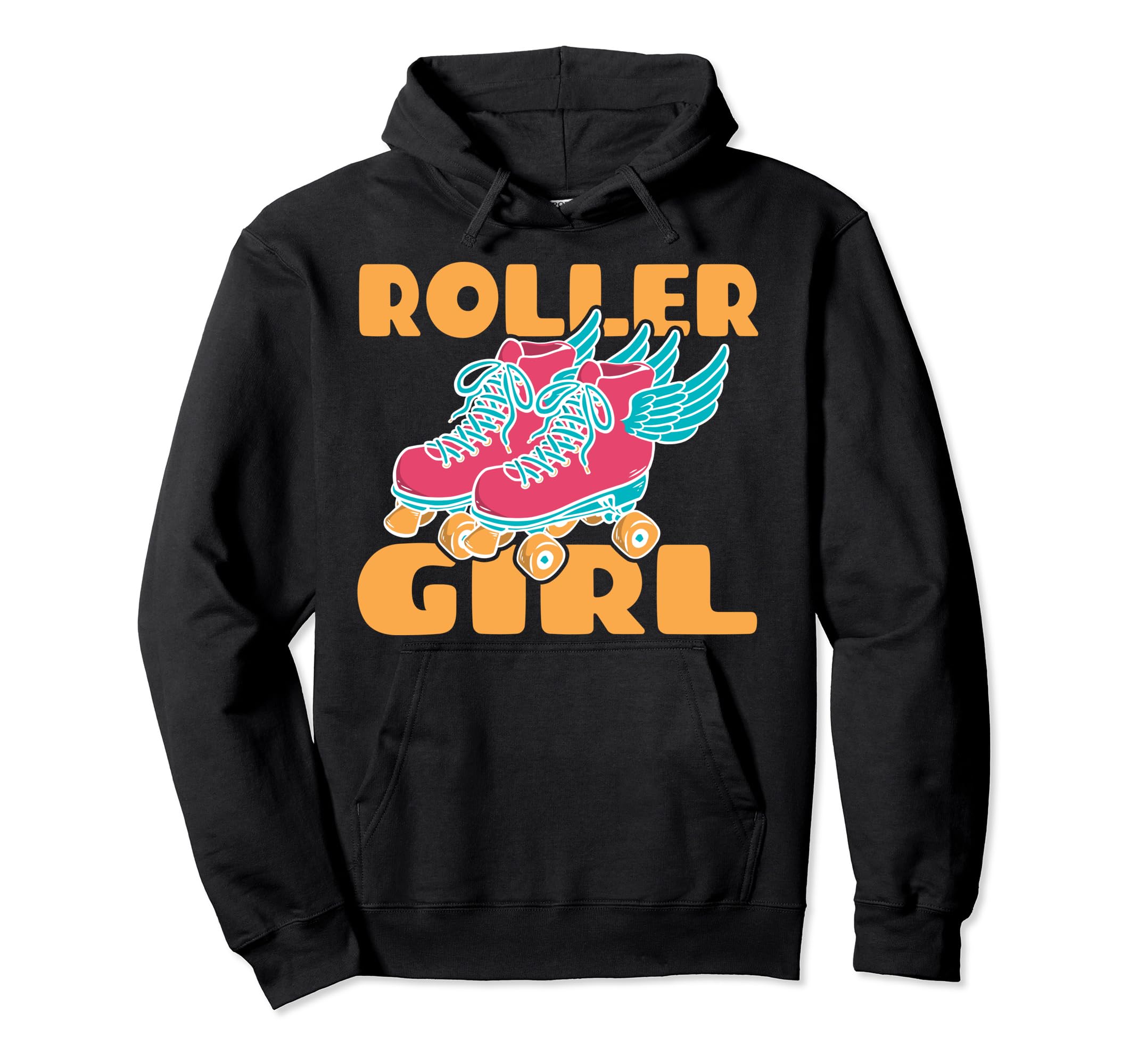 Roller Skating Derby Skater Roller Hoodie - Fun Novelty Design for Adults - T-Shirt, Sweatshirt, Hoodie