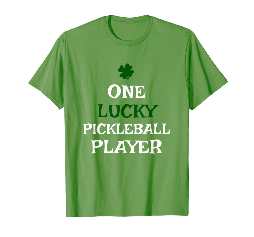One Lucky Pickleball Player St Patricks T-Shirt - Graphic Print Men Women - T-Shirt, Sweatshirt, Hoodie