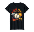 Rain Or Shine Baseball Mom Proud T-Shirt - Novelty Apparel Unisex - T-Shirt, Sweatshirt, Hoodie
