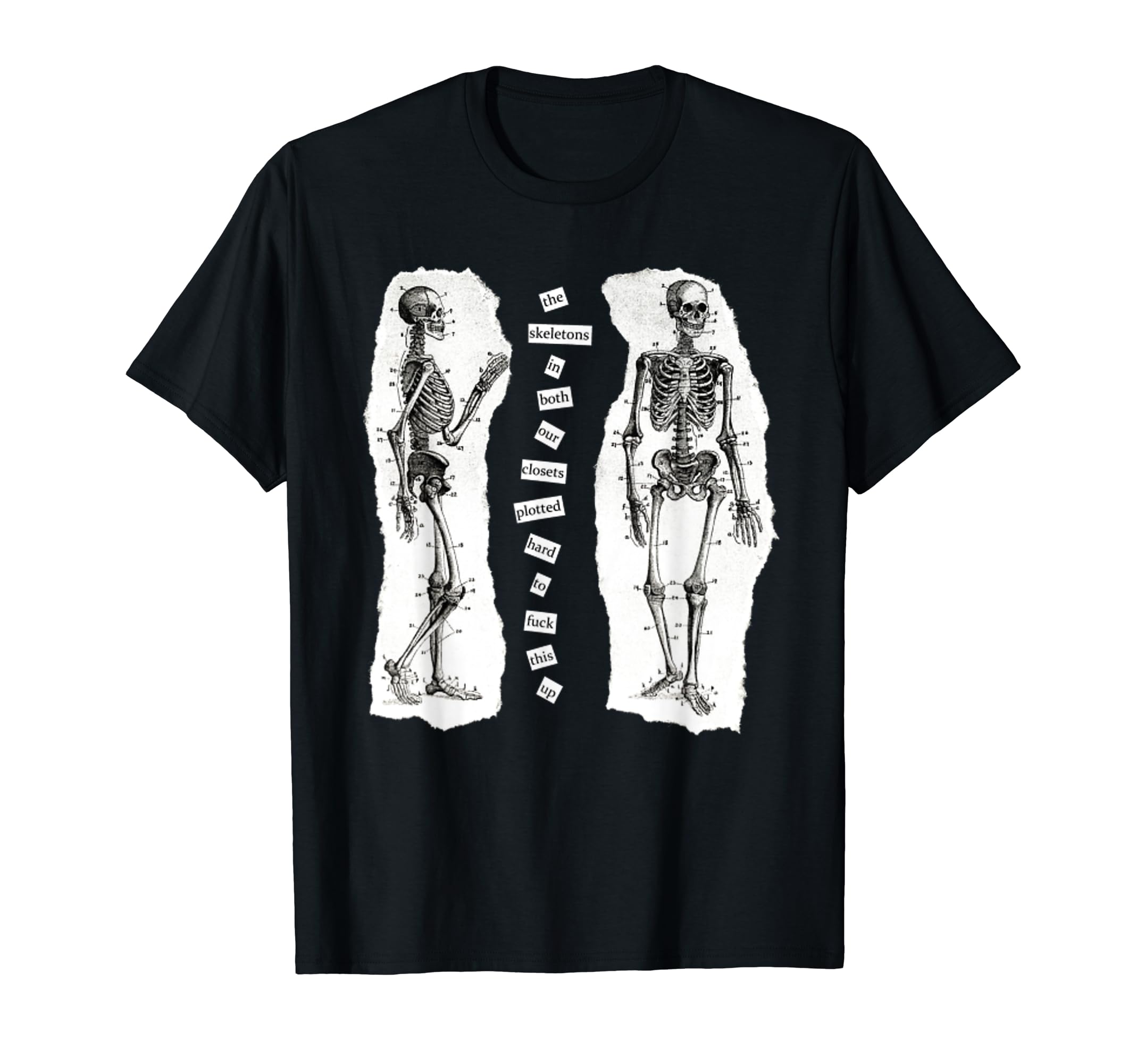 Skeletons Cowboy T-Shirt - Casual Everyday Wear Unisex - T-Shirt, Sweatshirt, Hoodie