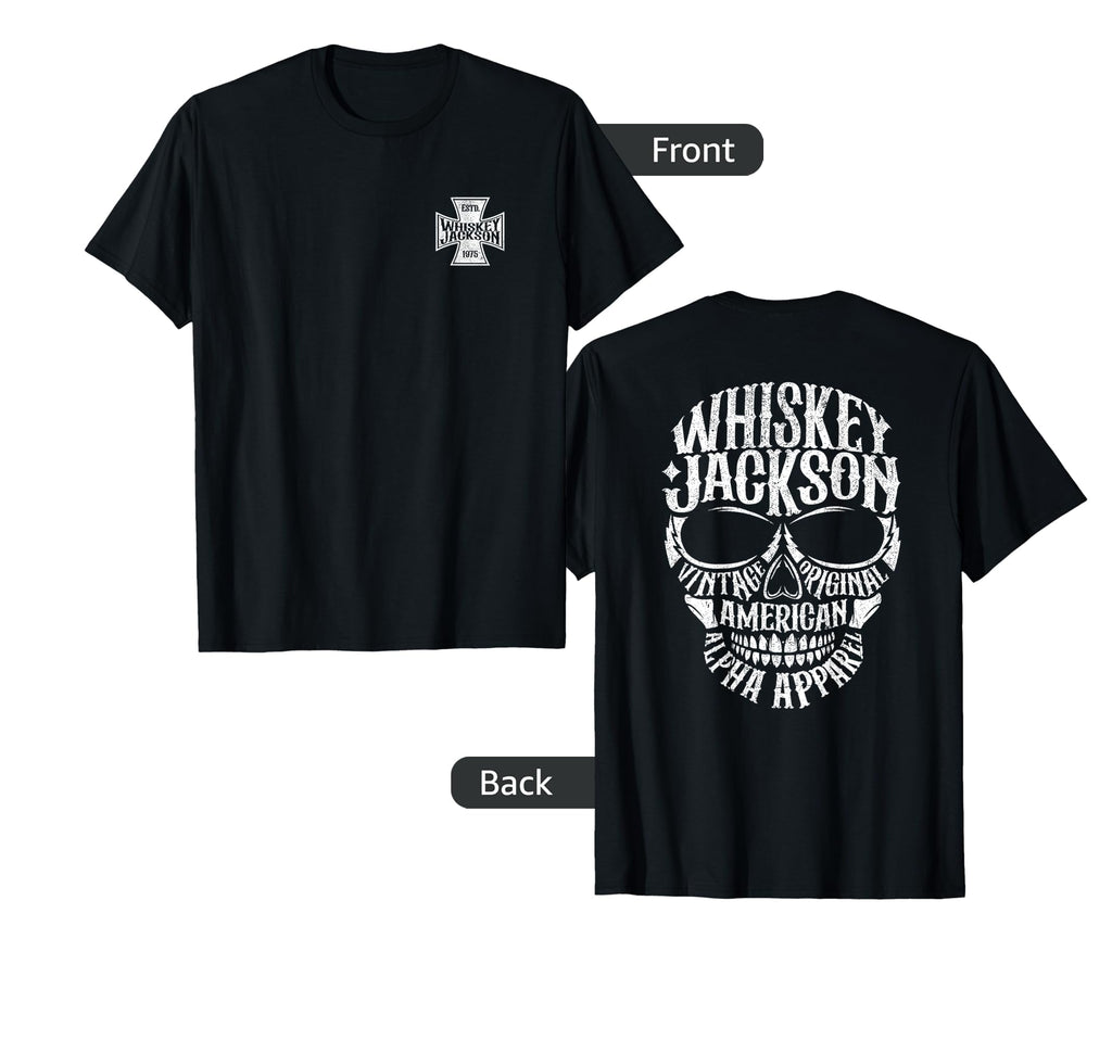 Whiskey Jackson Maltese Cross Front T-Shirt - Minimalist Print Unisex - T-Shirt, Sweatshirt, Hoodie