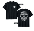 Whiskey Jackson Maltese Cross Front T-Shirt - Minimalist Print Unisex - T-Shirt, Sweatshirt, Hoodie