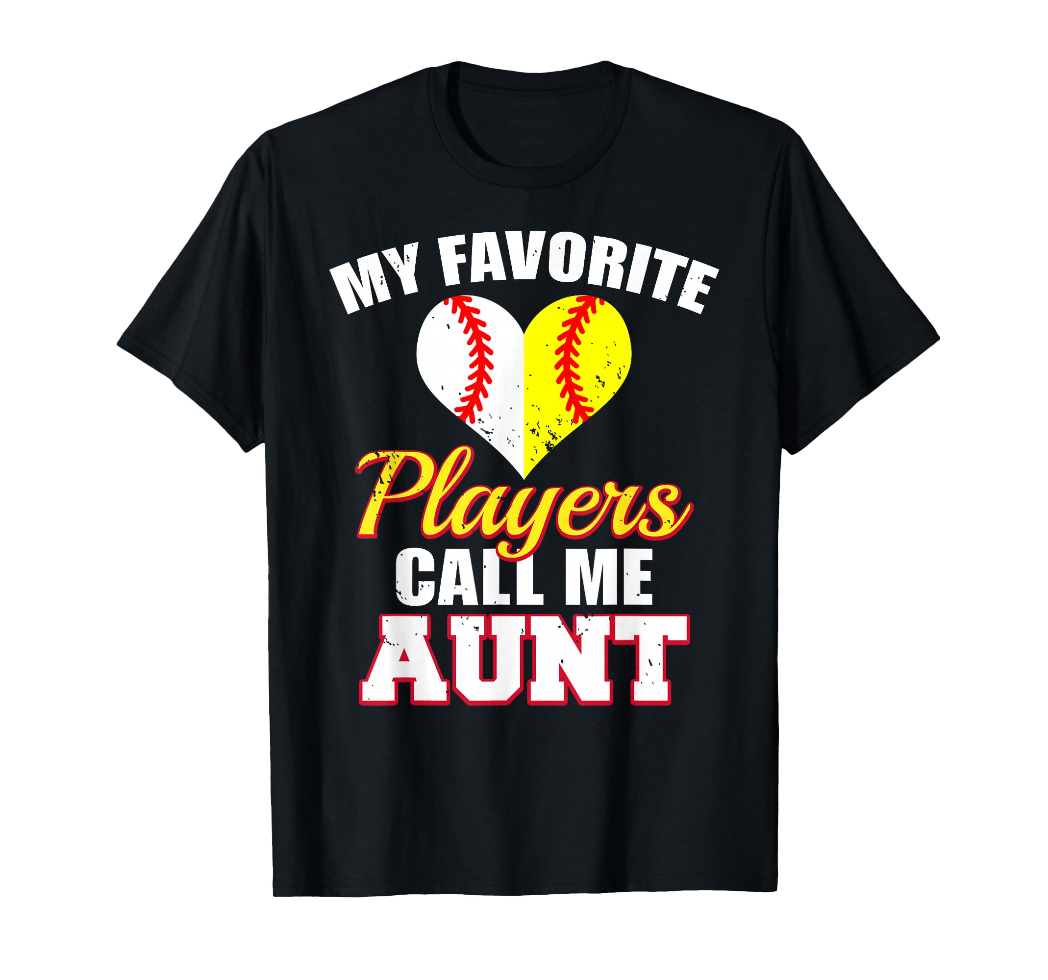 My Favorite Players Call Me Aunt T-Shirt - Graphic Print Men Women - T-Shirt, Sweatshirt, Hoodie