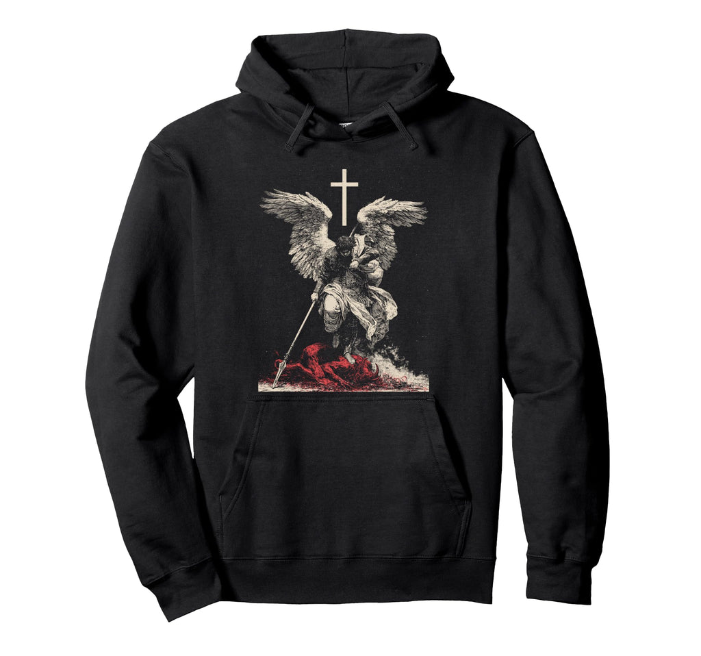 Saint Michael Archangel Urban Hoodie - Custom Art Print for Adults - T-Shirt, Sweatshirt, Hoodie