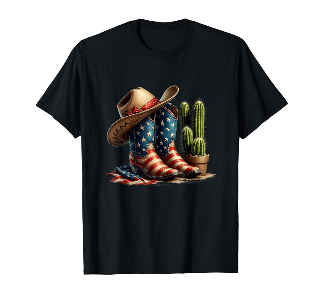 Western Cowboy Boots Cowgirl T-Shirt - Casual Everyday Wear for Adults - T-Shirt, Sweatshirt, Hoodie