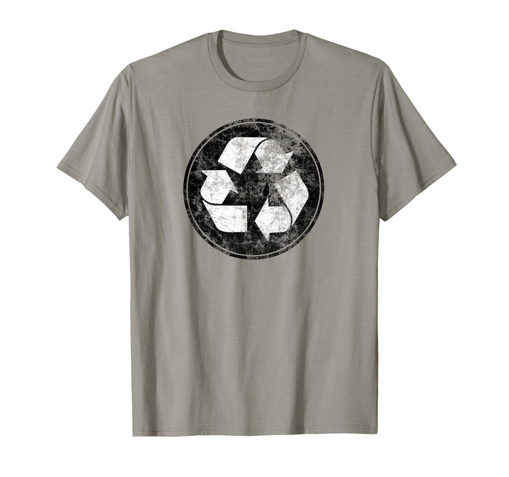 Recycle Logo Distressed Recycling Logo Gift T-Shirt - Unique Graphic Unisex - T-Shirt, Sweatshirt, Hoodie