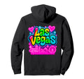 Las Vegas Vibrant Skyline Rainbow City Hoodie - Novelty Apparel for Adults - T-Shirt, Sweatshirt, Hoodie