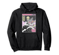 Cat Eating Sushi Surfing Kanagawa Wave Hoodie - Fun Novelty Design Unisex - T-Shirt, Sweatshirt, Hoodie