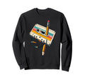 Pencil Rewind Cassette Tape Nostalgia Sweatshirt - Novelty Apparel Unisex - T-Shirt, Sweatshirt, Hoodie