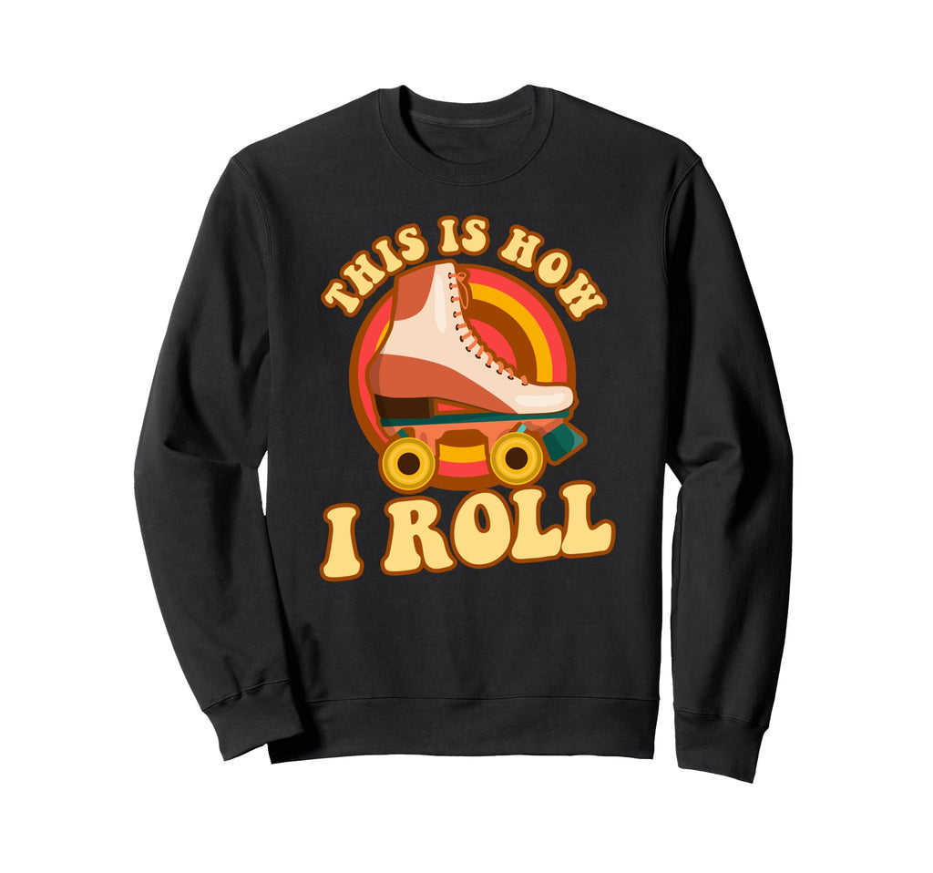 Roller Skating Skate 1970S Sweatshirt - Custom Art Print for Adults - T-Shirt, Sweatshirt, Hoodie
