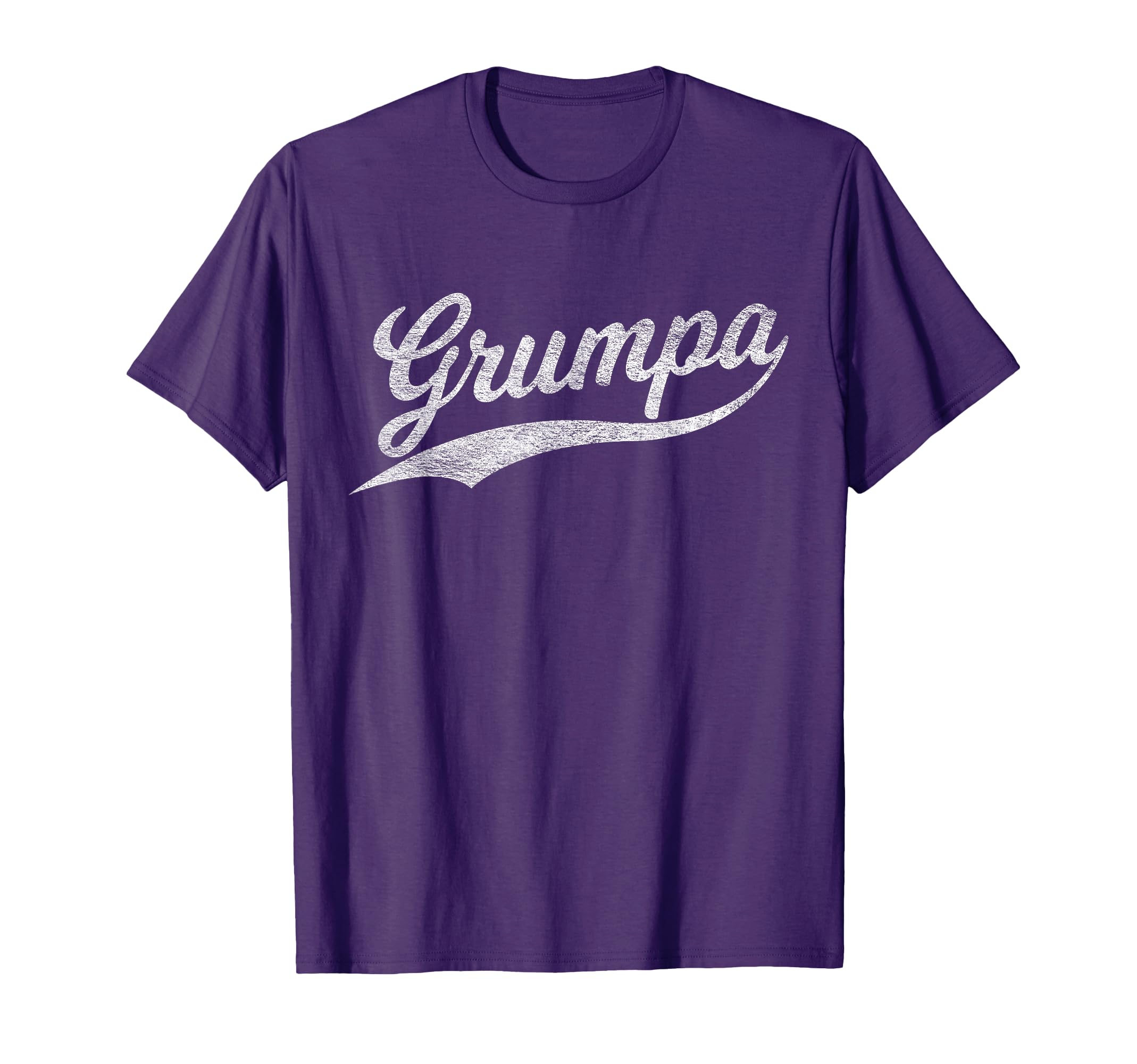 Grumpa Baseball Script Cursive Grumpy T-Shirt - Fun Novelty Design Unisex - T-Shirt, Sweatshirt, Hoodie