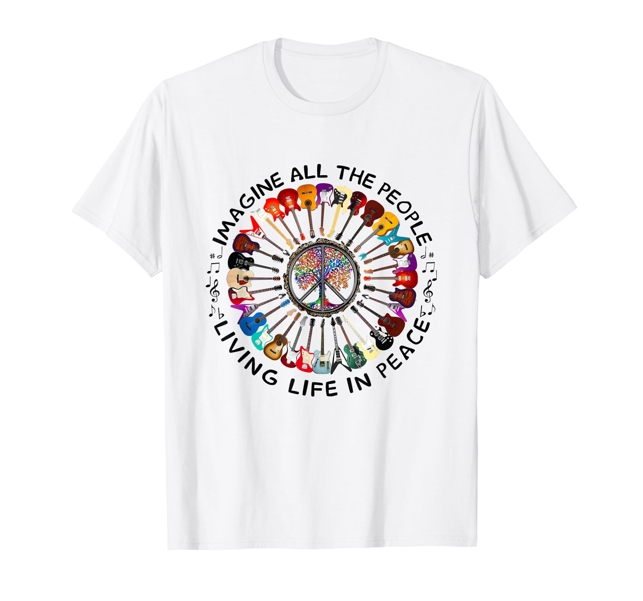 Imagine Hippie People Living Life T-Shirt - Aesthetic Graphic Men Women - T-Shirt, Sweatshirt, Hoodie