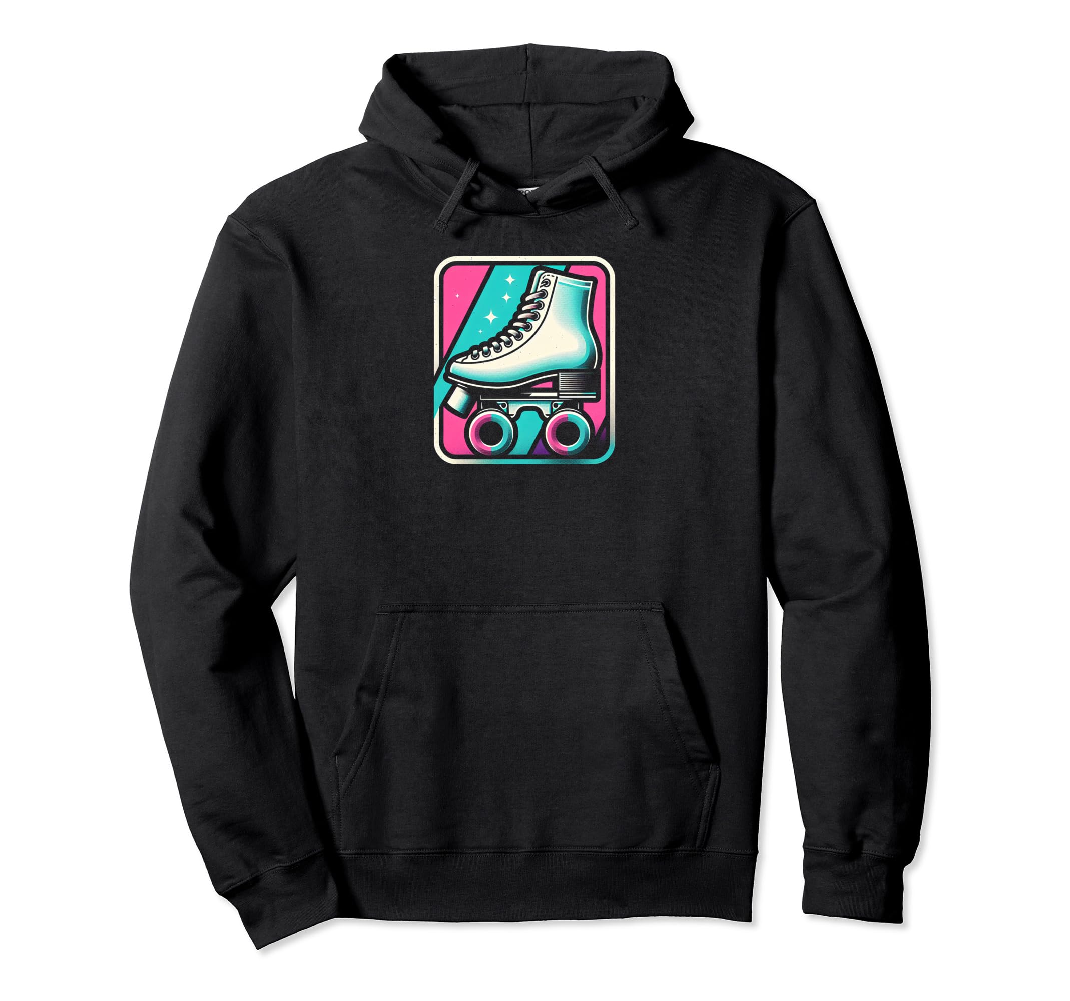 Minimalistic Roller Skate Hoodie - Trendy Graphic Men Women - T-Shirt, Sweatshirt, Hoodie
