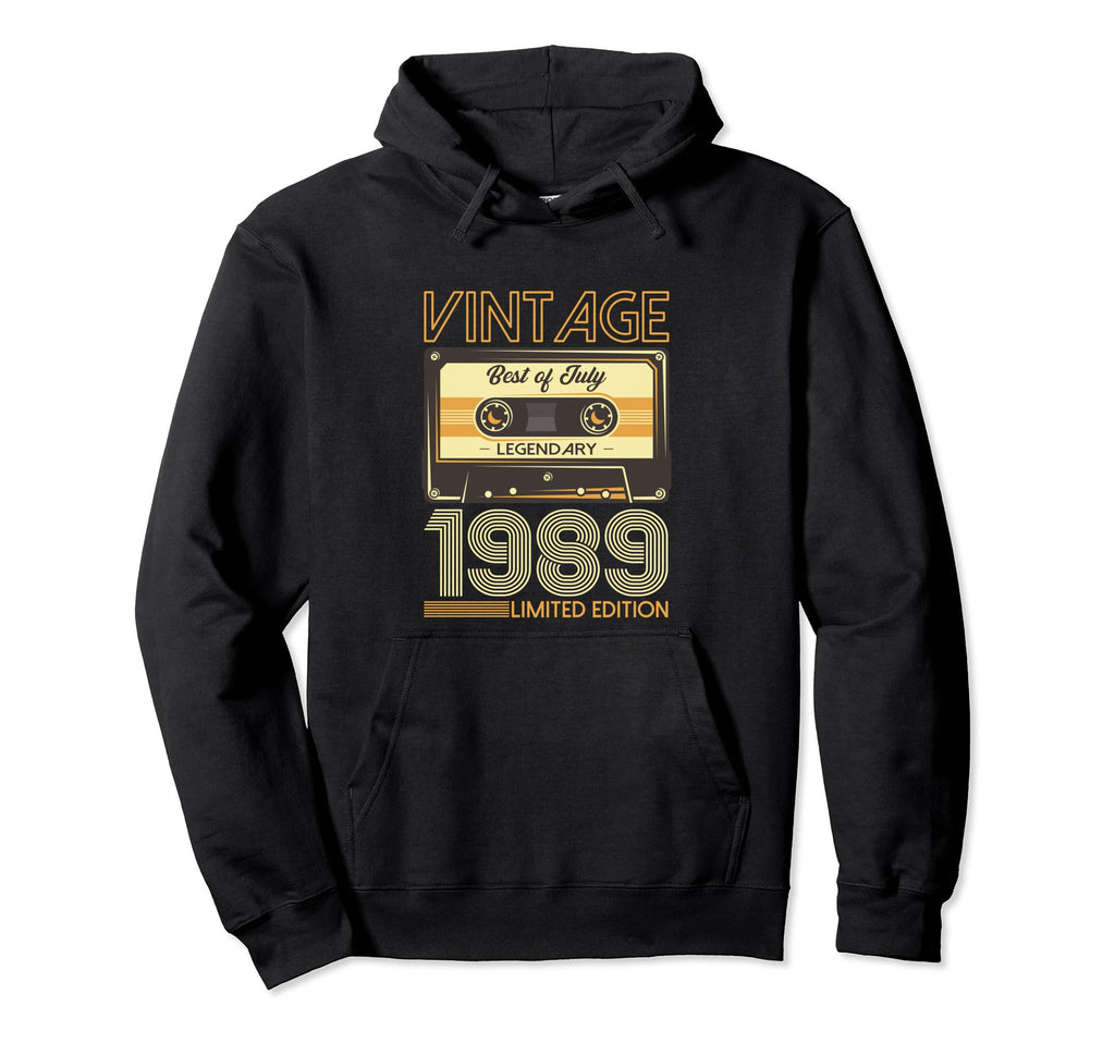 35Th Birthday July 1989 Cassette Gifts Hoodie - Custom Art Print Men Women - T-Shirt, Sweatshirt, Hoodie