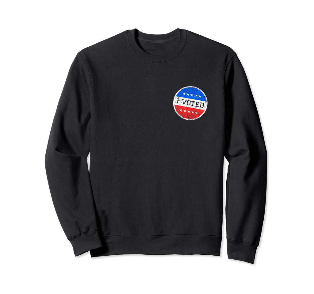 Vote 2020 I Voted Distressed Sweatshirt - Streetwear Style Men Women - T-Shirt, Sweatshirt, Hoodie