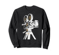 Movie Camera Sweatshirt - Novelty Apparel Unisex - T-Shirt, Sweatshirt, Hoodie