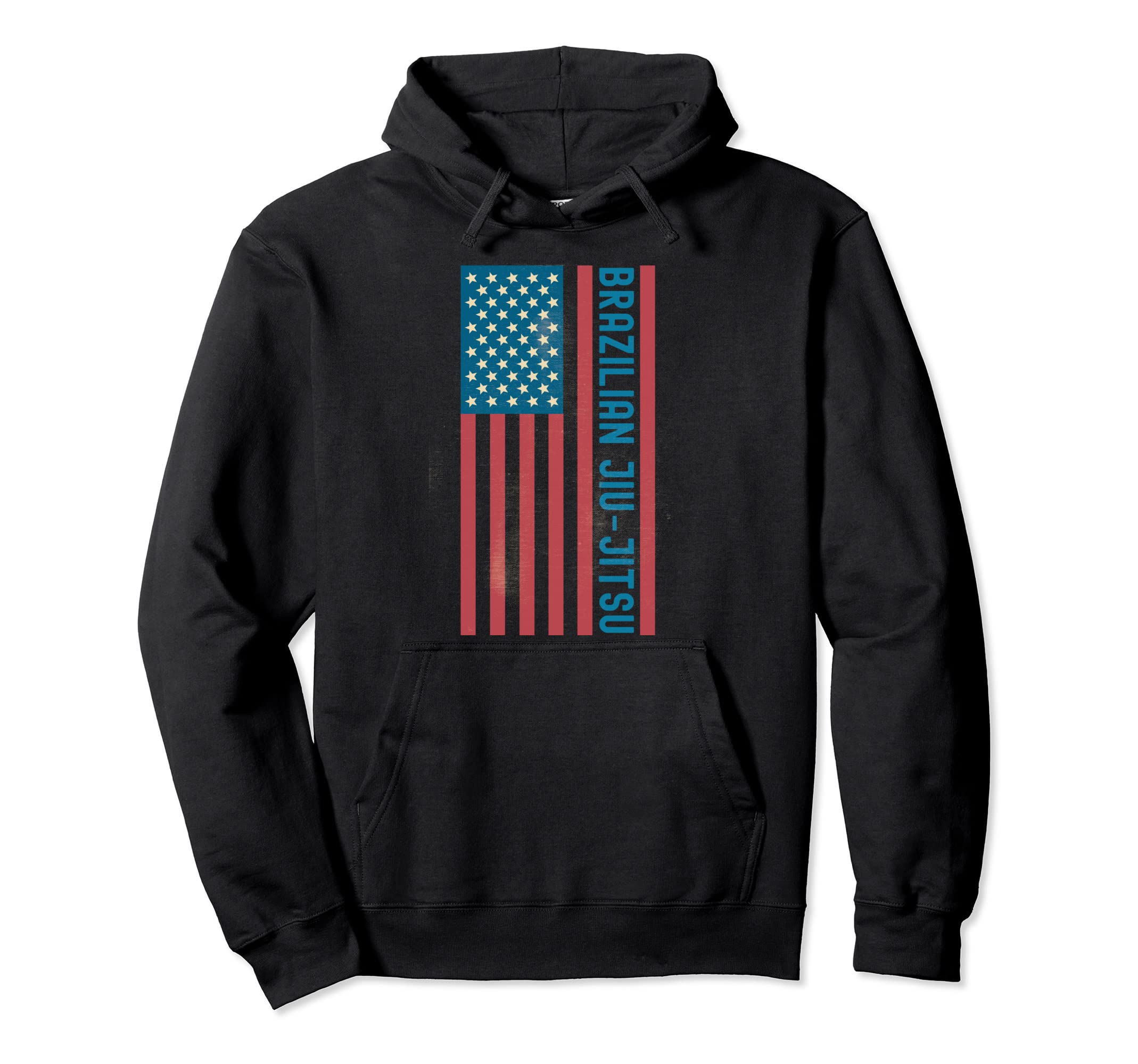Bjj Jiu Jitsu Amerian Usa Flag Hoodie - Custom Art Print for Adults - T-Shirt, Sweatshirt, Hoodie