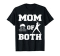 Mom Both Funny Swim Baseball Mom T-Shirt - Custom Art Print Unisex - T-Shirt, Sweatshirt, Hoodie