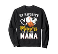 Nana My Favorite Baseball Soccer Sweatshirt - Minimalist Print Men Women - T-Shirt, Sweatshirt, Hoodie