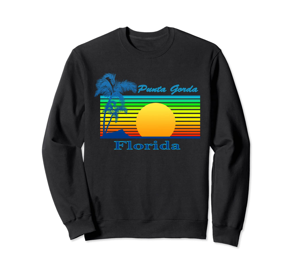 Punta Gorda Florida Tropical Sweatshirt - Custom Art Print for Adults - T-Shirt, Sweatshirt, Hoodie