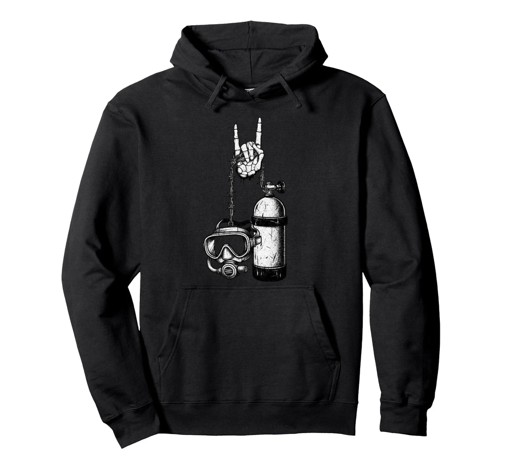 Scuba Diver Diving 90S Alt Metal Hoodie - Custom Art Print for Adults - T-Shirt, Sweatshirt, Hoodie