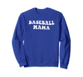 Team Royal Blue Baseball Mama Sweatshirt - Graphic Print for Adults - T-Shirt, Sweatshirt, Hoodie