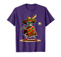 Baseball Skeleton Mexican Sombrero Cinco T-Shirt - Custom Art Print Unisex - T-Shirt, Sweatshirt, Hoodie