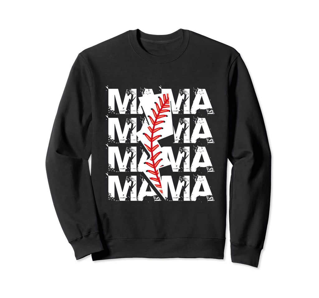 Baseball Mama Mothers Day Sport Sweatshirt - Streetwear Style for Adults - T-Shirt, Sweatshirt, Hoodie