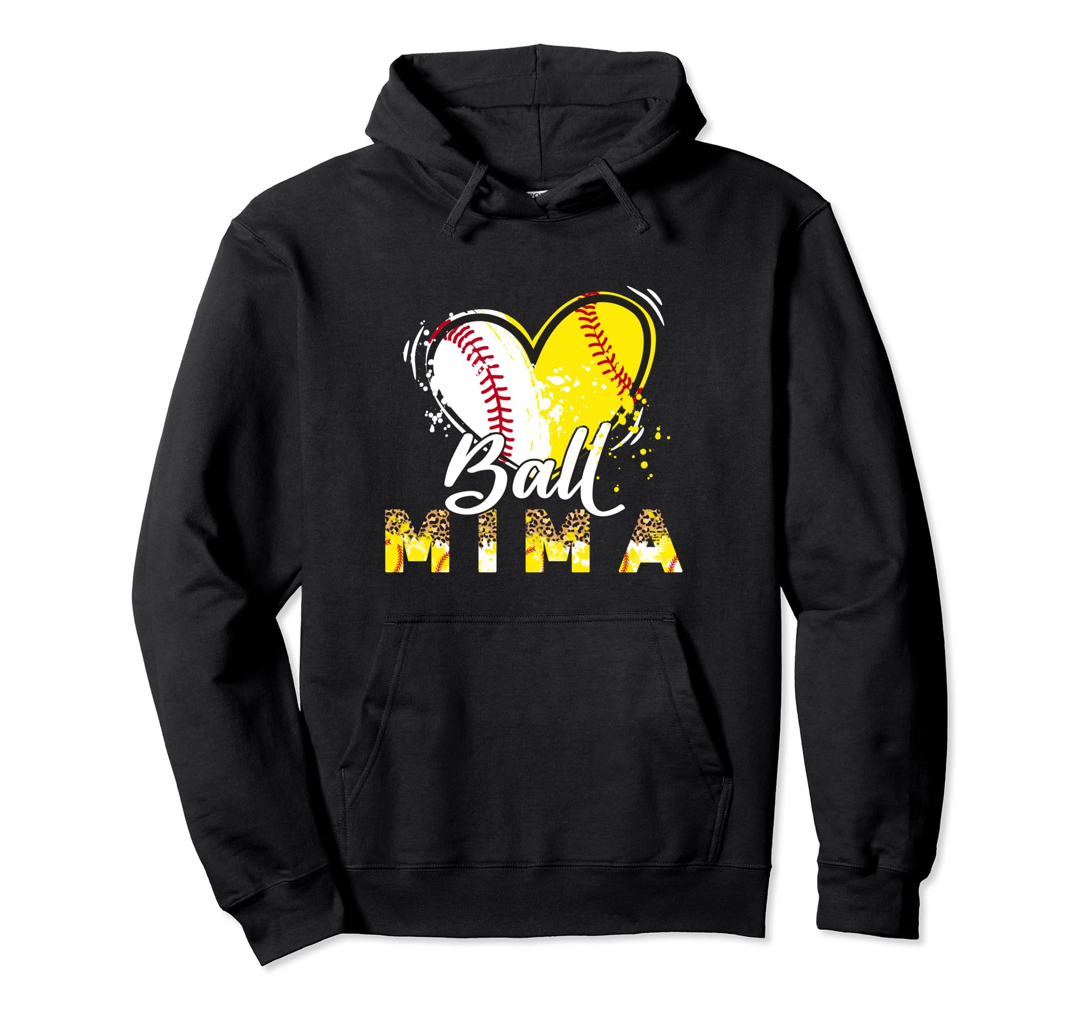 Mima Both Baseball Softball Sport Hoodie - Graphic Print Men Women - T-Shirt, Sweatshirt, Hoodie