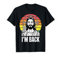 Jesus Im Back Peace Sign Sunset T-Shirt - Novelty Apparel for Adults - T-Shirt, Sweatshirt, Hoodie